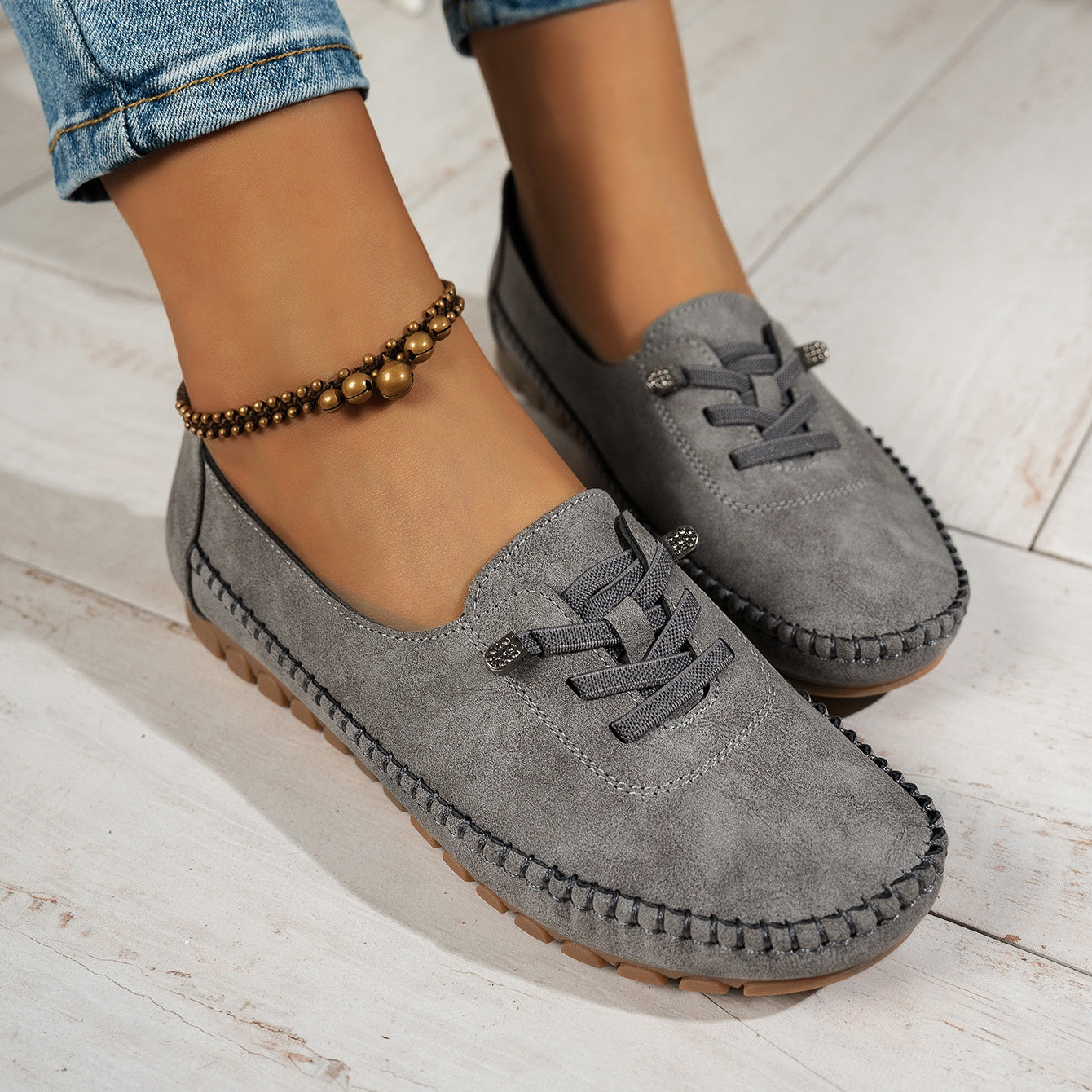 Měkké dámské nazouvací mokasíny – maximální pohodlí pro seniory při každodenní chůzi!