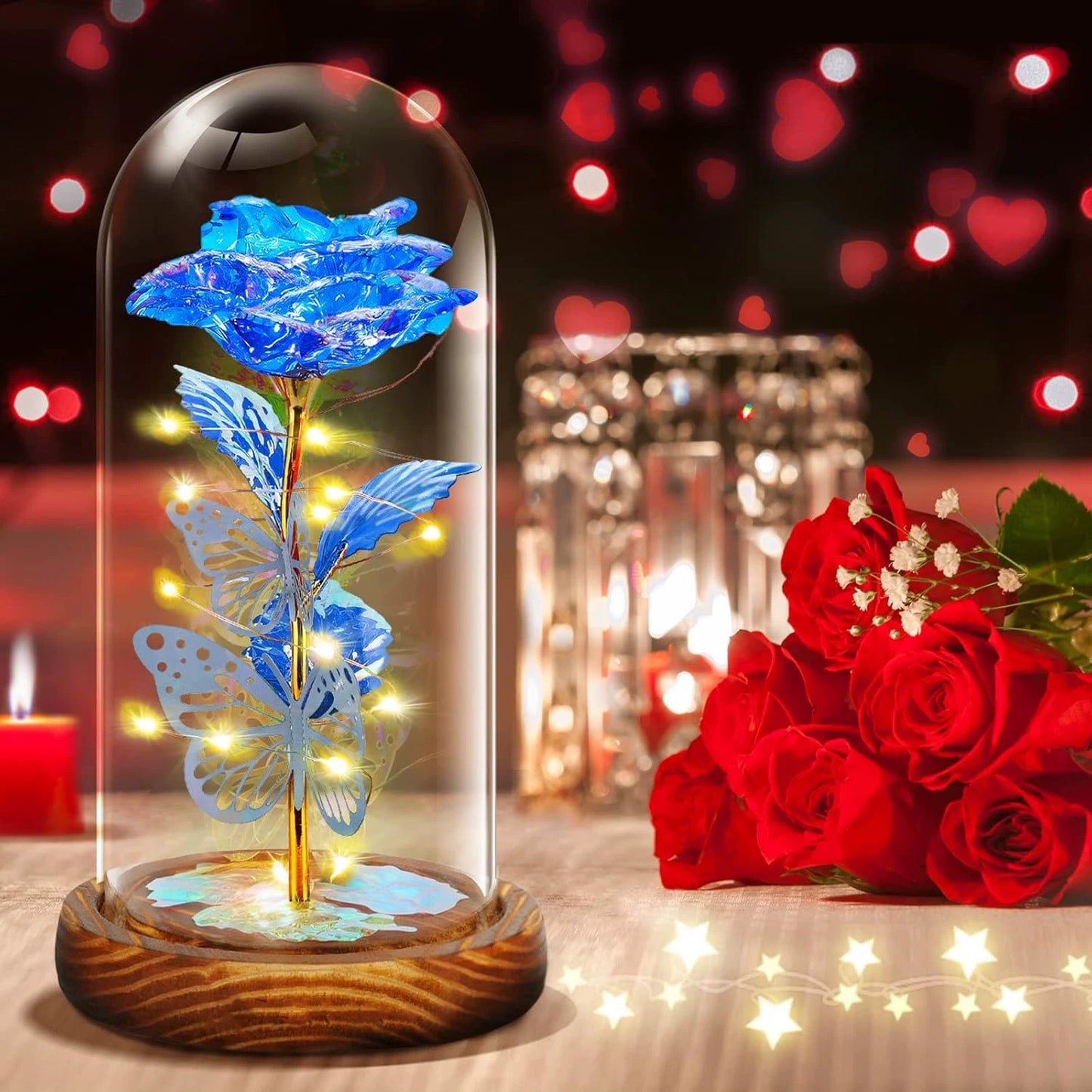Valentýnský dárek🎁 – růže, která nikdy neuvadne, symbol dokonalé lásky 💖. Darujte ji tomu, koho milujete nejvíc!