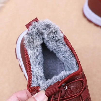 Měkké a pohodlné prémiové kožené zimní boty (podpora klenby – usnadňuje chůzi) 🔥Druhý pár za poloviční cenu