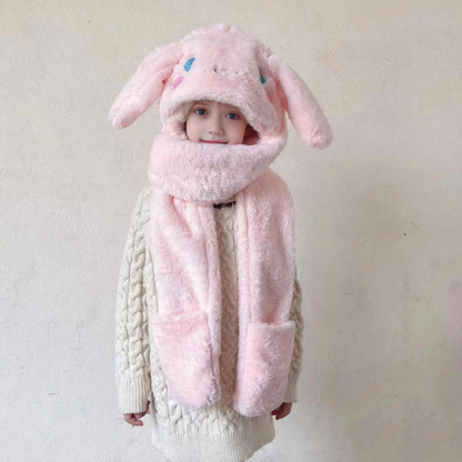 Vnoučaty neodolatelný velikonoční dárek – hebká králičí čepice s pohyblivými oušky 🐰